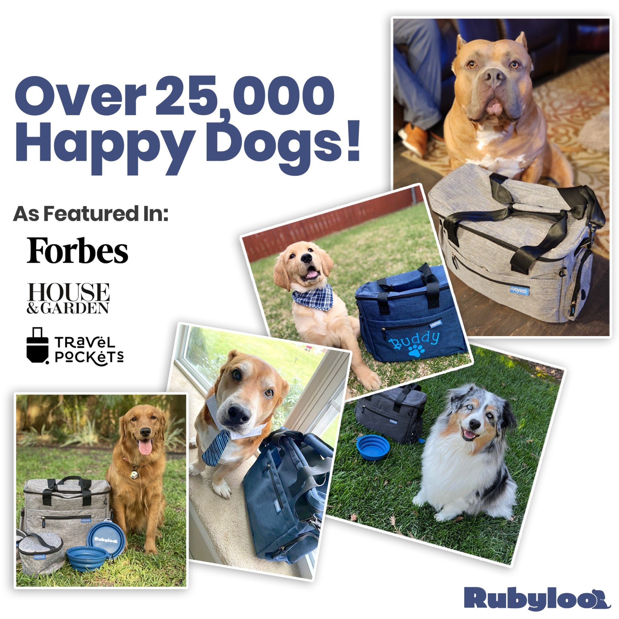 The Original Doggy Bag™ Dog Travel Bag for Supplies