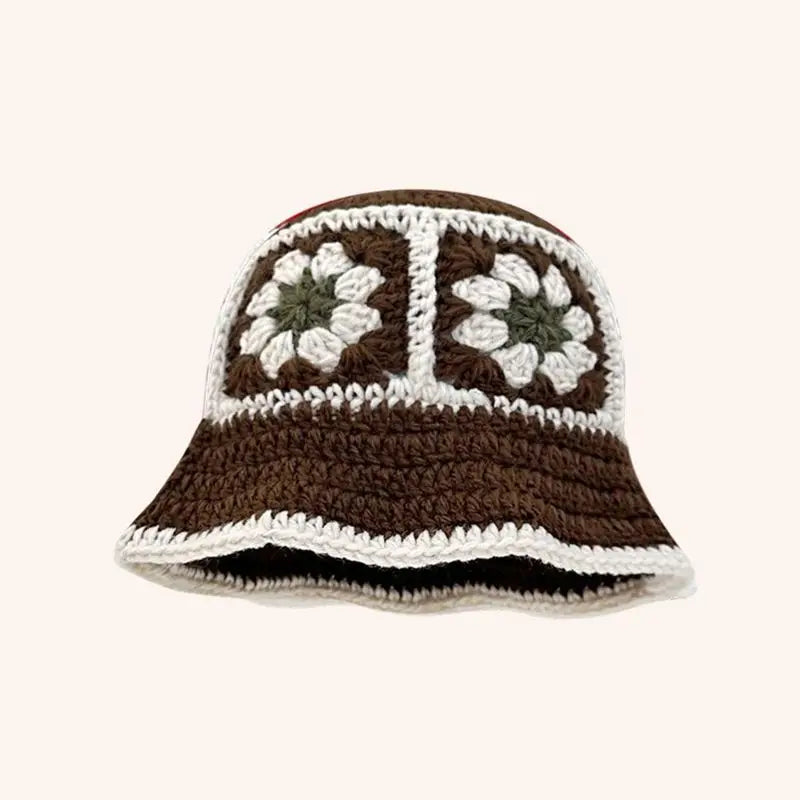 New Crochet Korean Handmade Bucket Hat