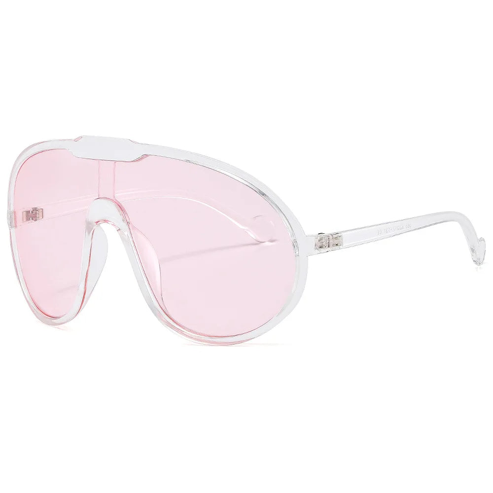 Vintage One Piece Champagne Sunglasses