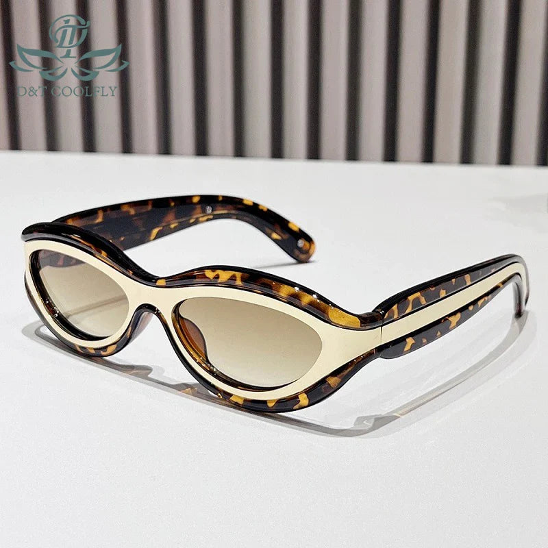 New Fashion Oval Cat Eye Sunglasses