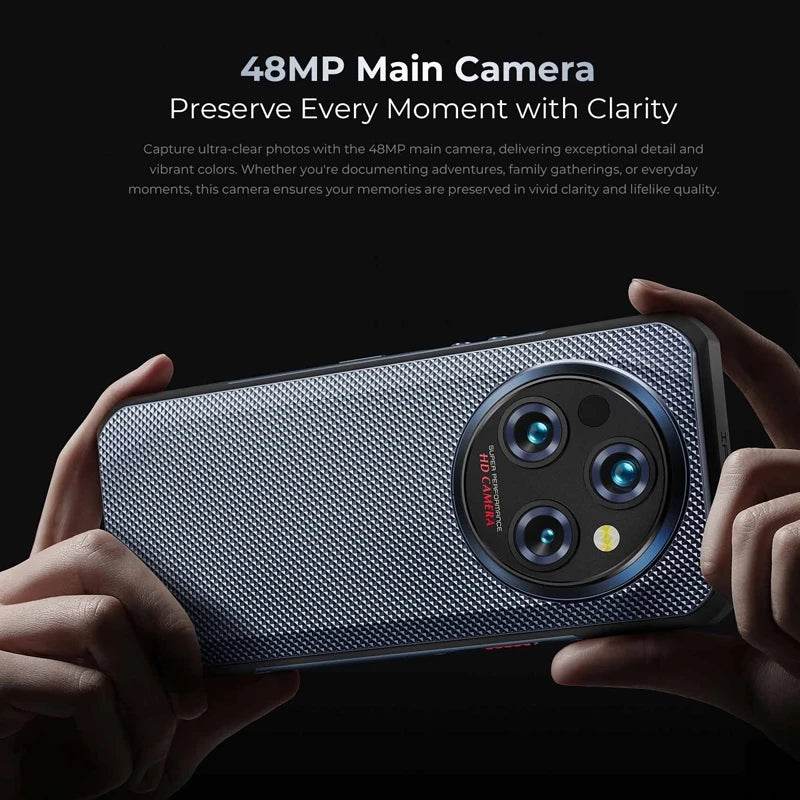 Oukitel WP35 S Rugged Phone 6GB+256GB 6.56'' 11000mAh Android 14 NFC OTG 4G Smartphone