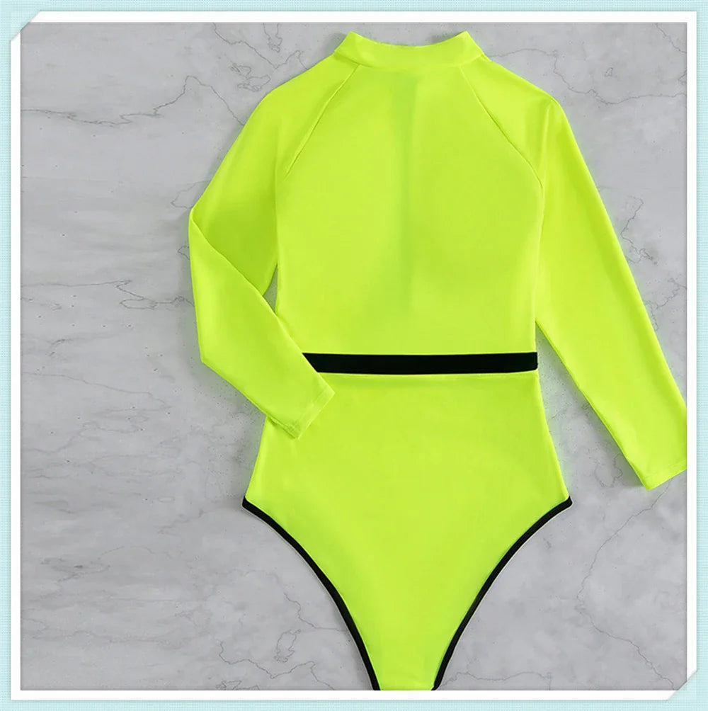 Diving one piece swimsuit