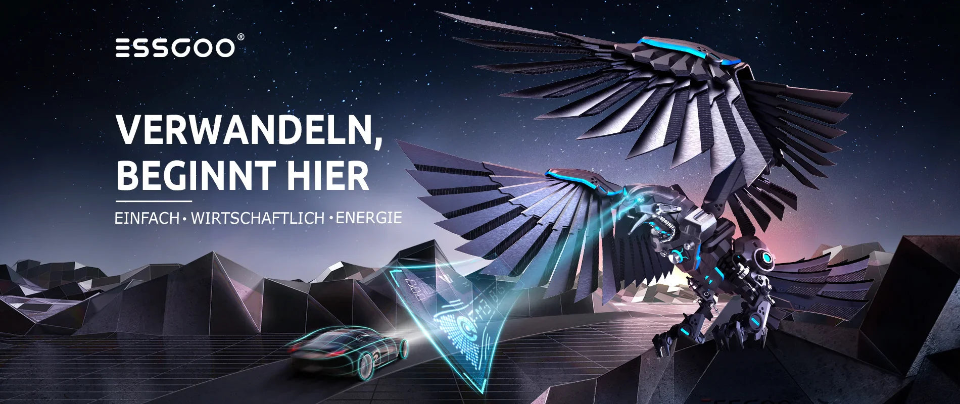 ESSGOO 9 Inch Touch Screen Portable Car Stereo Radio Wireless Apple Carplay Android Auto USB TF Bluetooth Mirror Link