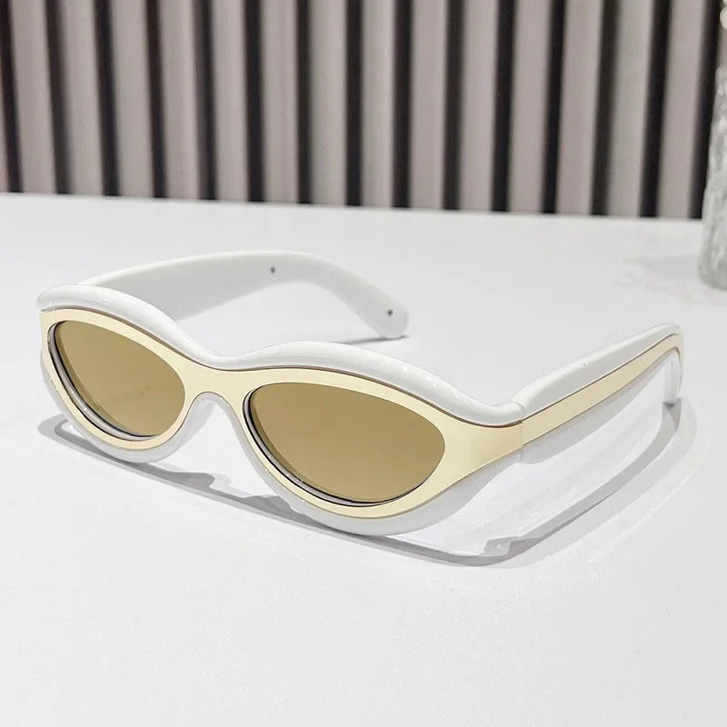New Fashion Oval Cat Eye Sunglasses