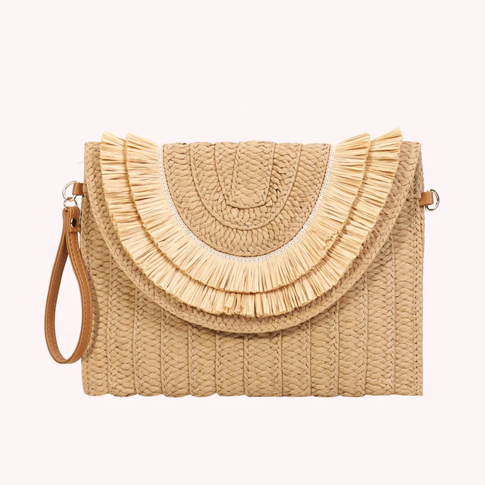 Raffia Straw Weaven Bag