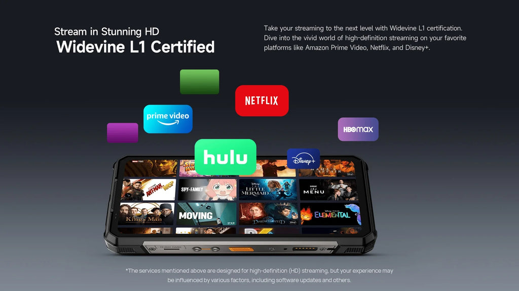 Ulefone Armor 34 Pro 5G AI Rugged Phone 25500mAh Up to 32GB+512GB Built-in Projector 120Hz 6.95" NFC Smartphone