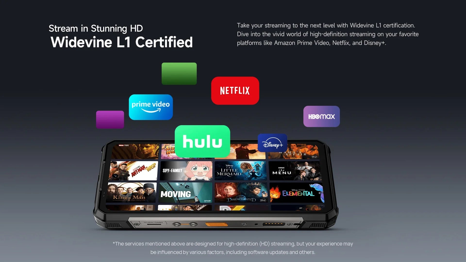 Ulefone Armor 34 Pro 5G AI Rugged Phone 25500mAh Up to 32GB+512GB Built-in Projector 120Hz 6.95" NFC Smartphone