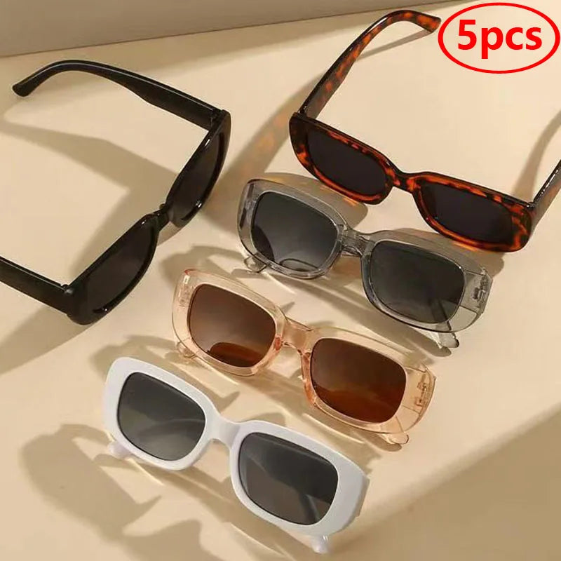 13pcs Small Square Retro Sunglasses
