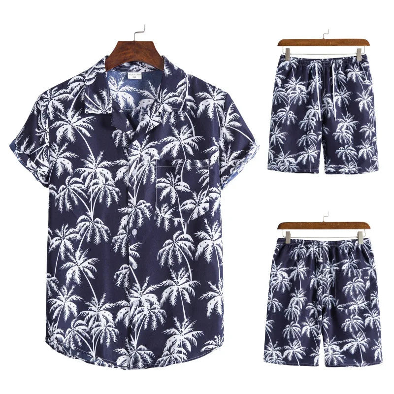 Stylish fit men beach shorts set