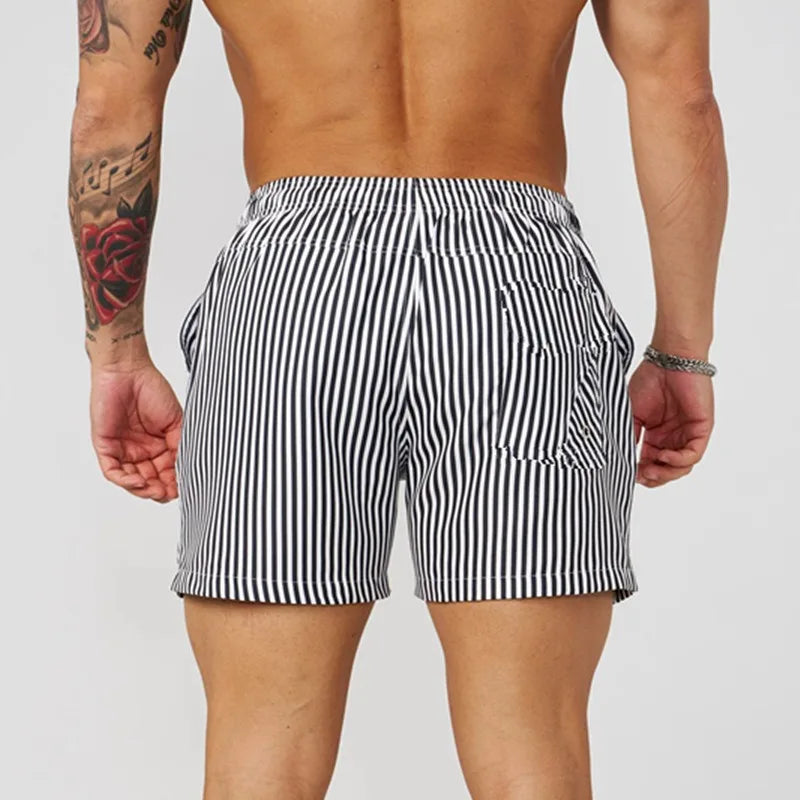 Men vintage style sports outdoor beach shorts