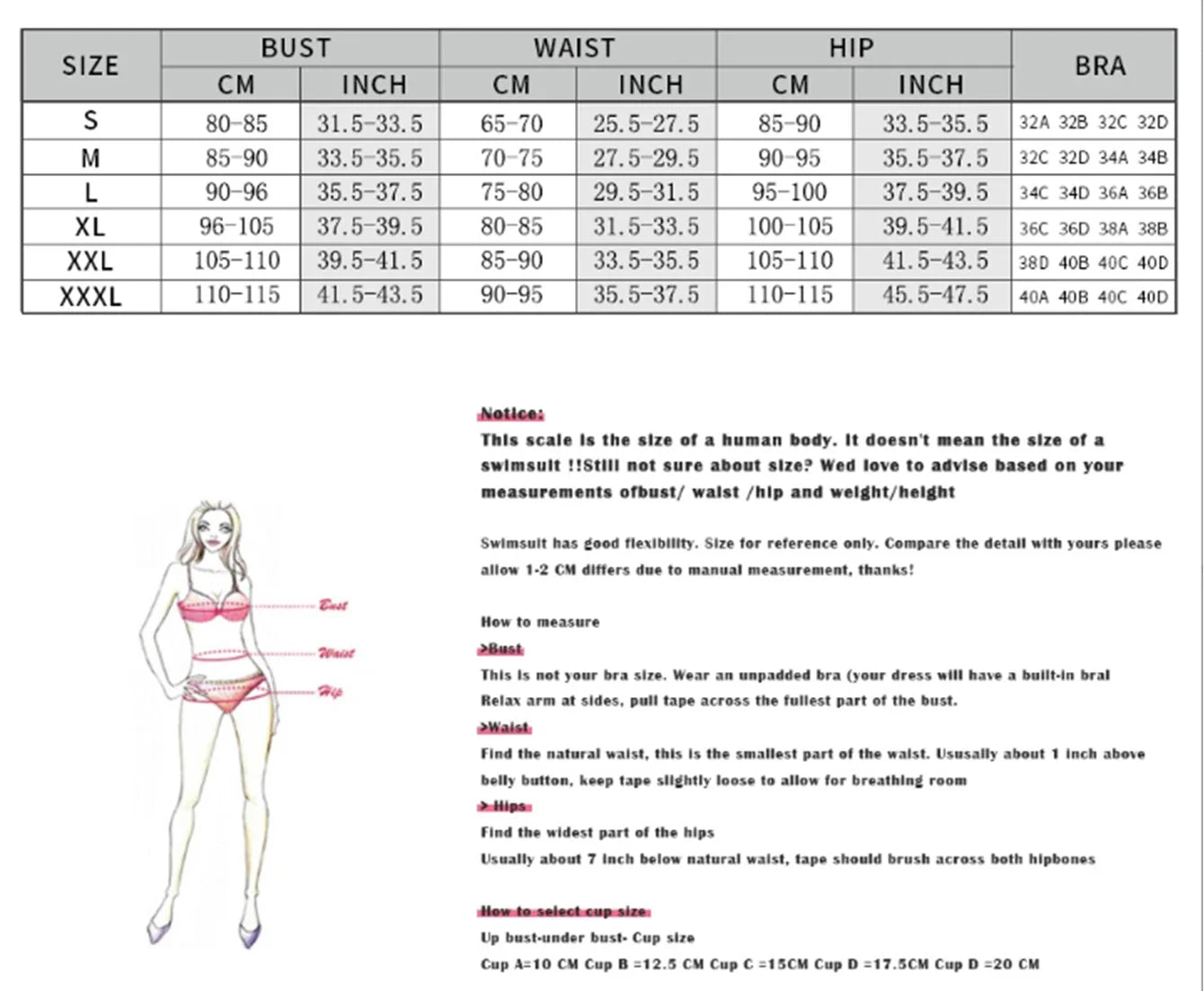 Bead Chain Cut Out two piece swimsuit