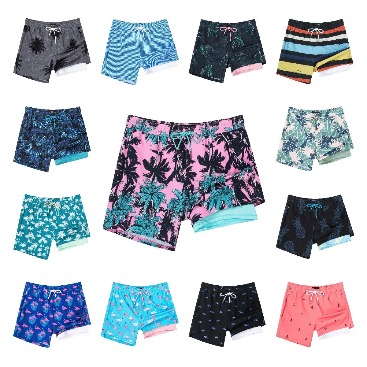 Mens Swim Quick Dry Beach Shorts