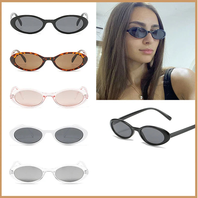 Popular Vintage Oval Sunglasses