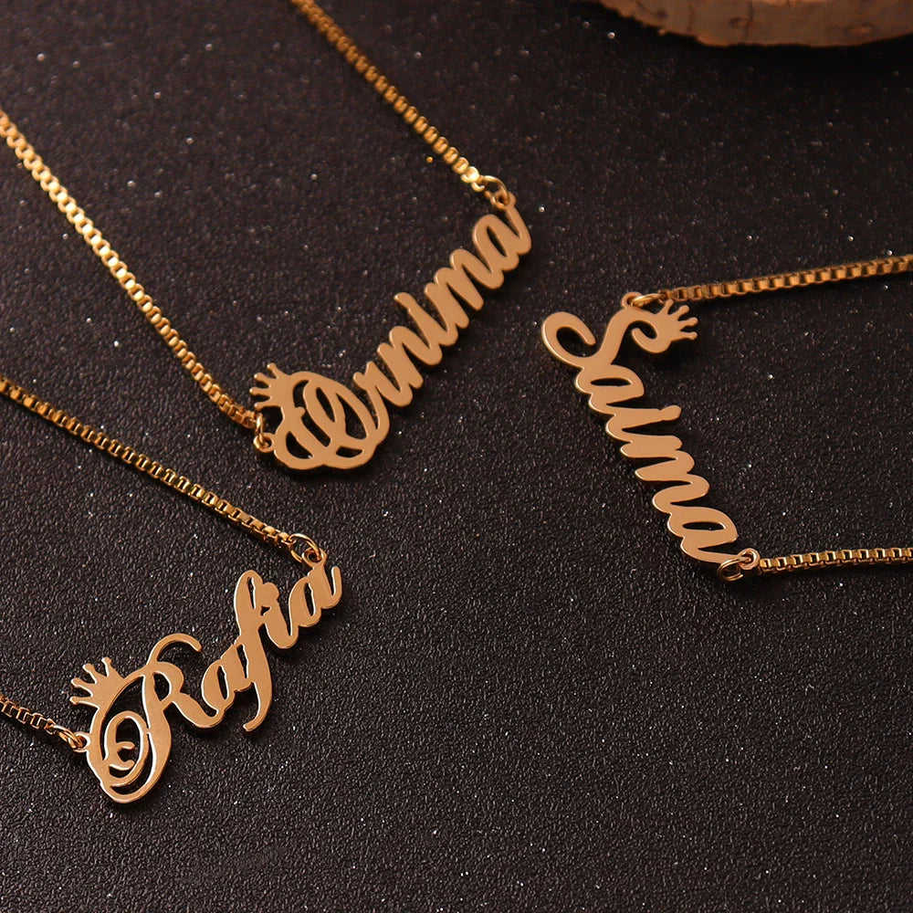 Personalized Gold Name Necklace