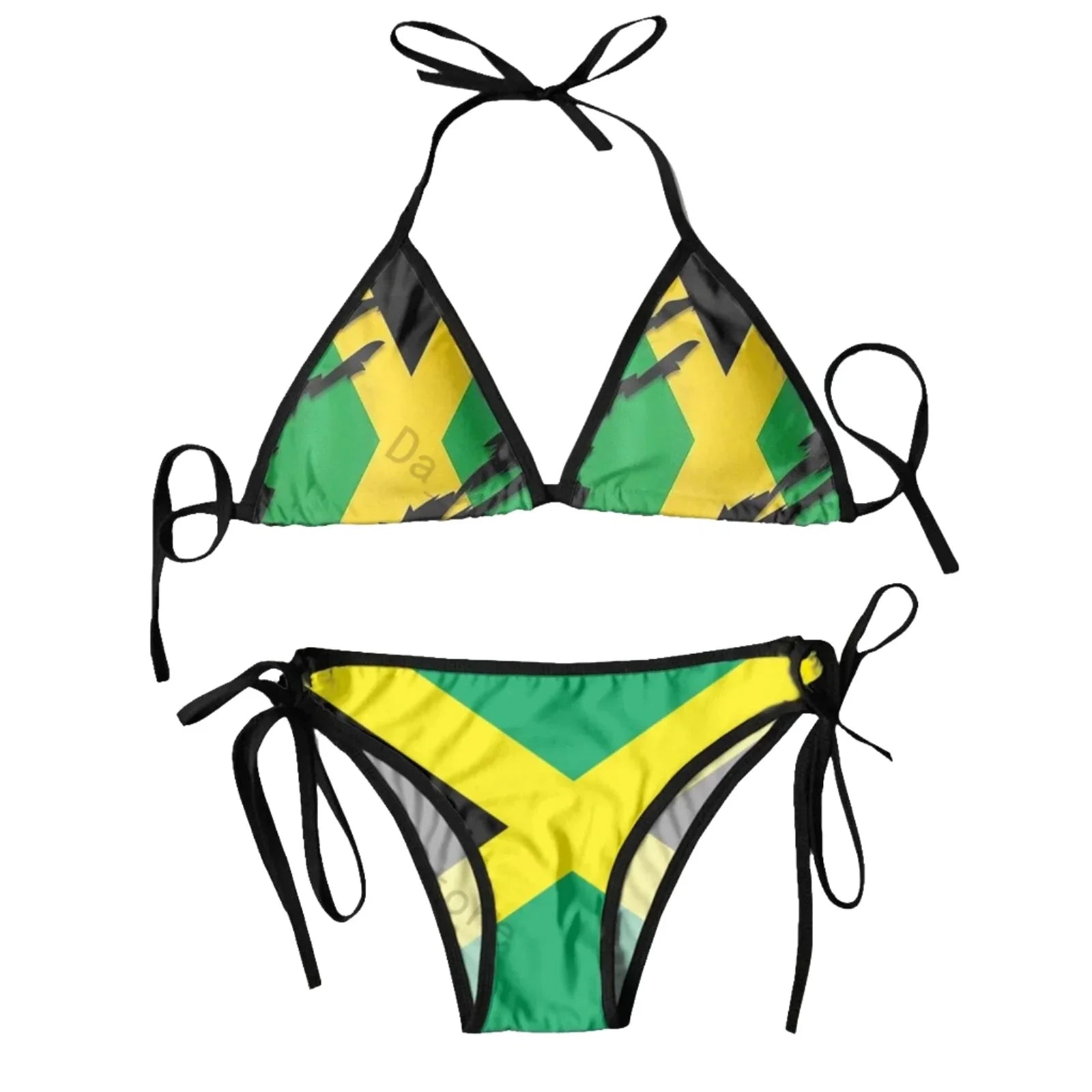 Jamaican Flag two piece swimsuit