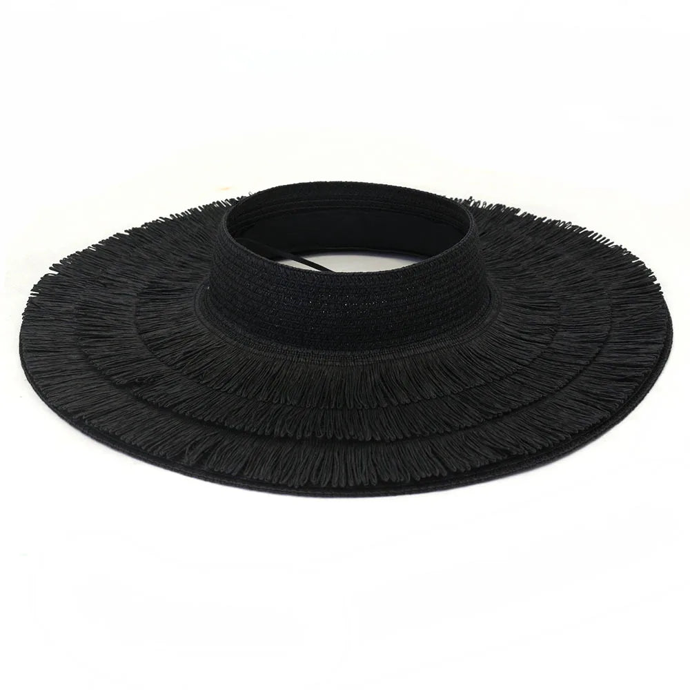 Designer empty top visor hat for woman