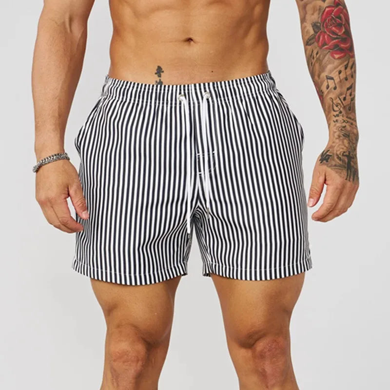 Men vintage style sports outdoor beach shorts