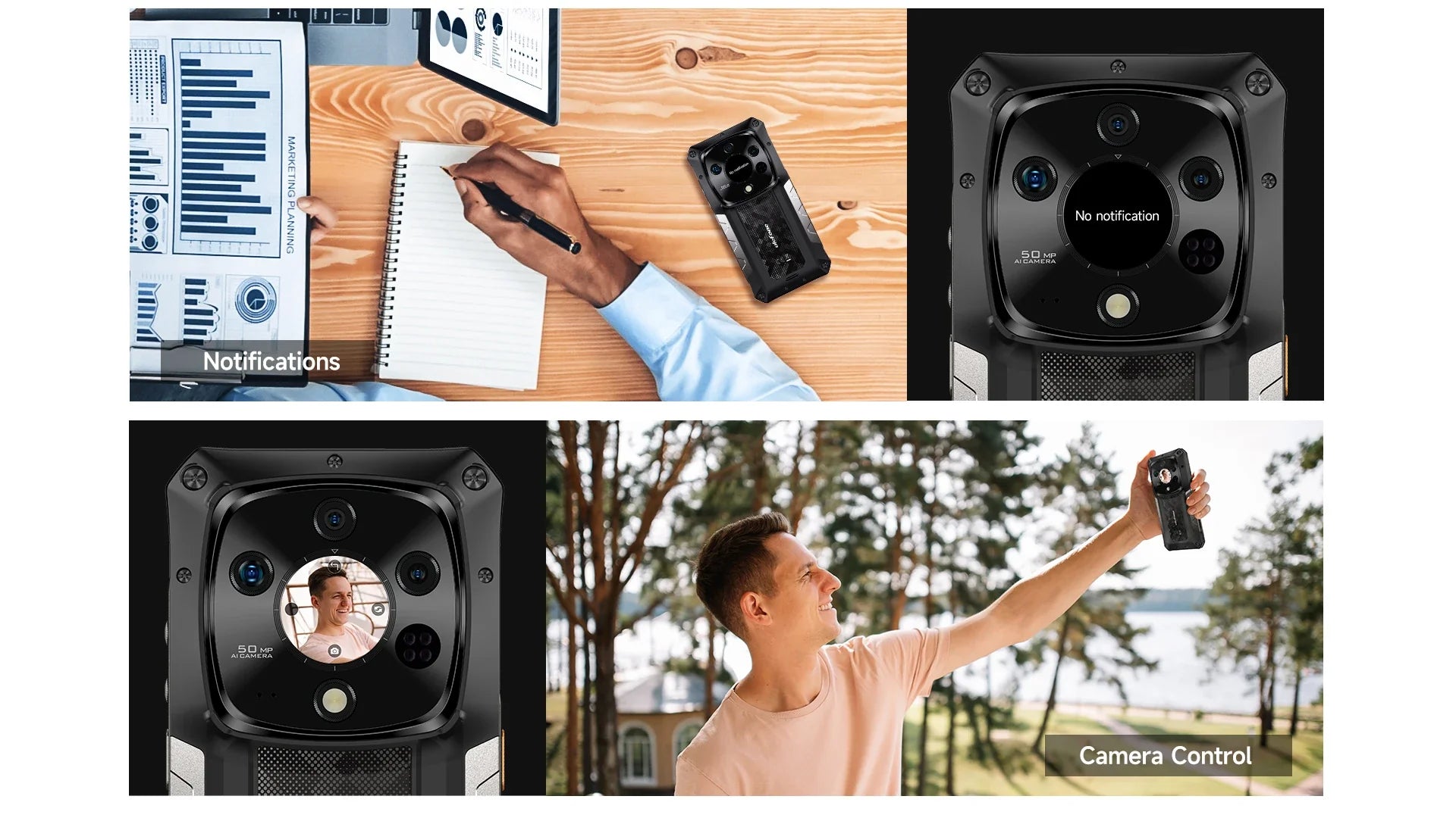 Ulefone Armor 28 Ultra 5G AI Rugged Phone 1TB ROM+32GB RAM Android Smartphone AMOLED 6.67" 10600mAh