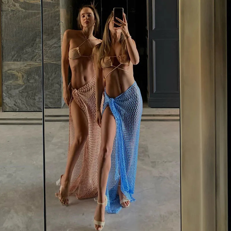 Croche swimwear cover up