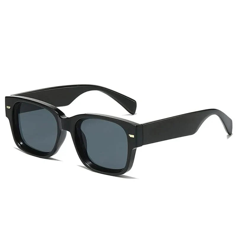 Vintage Square Rivet Sunglasses - Fashion Gradient Shades UV400