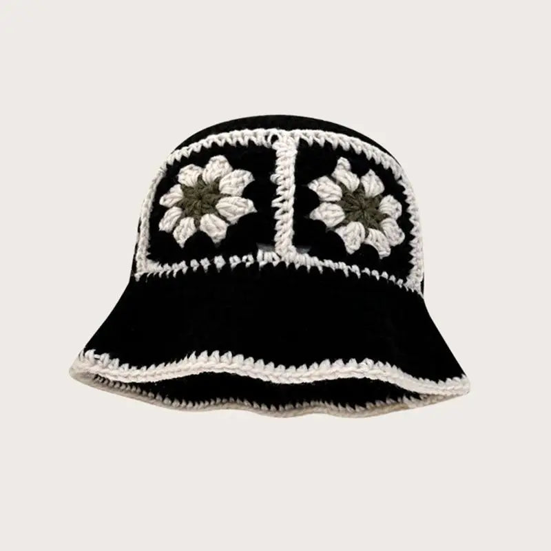 New Crochet Korean Handmade Bucket Hat