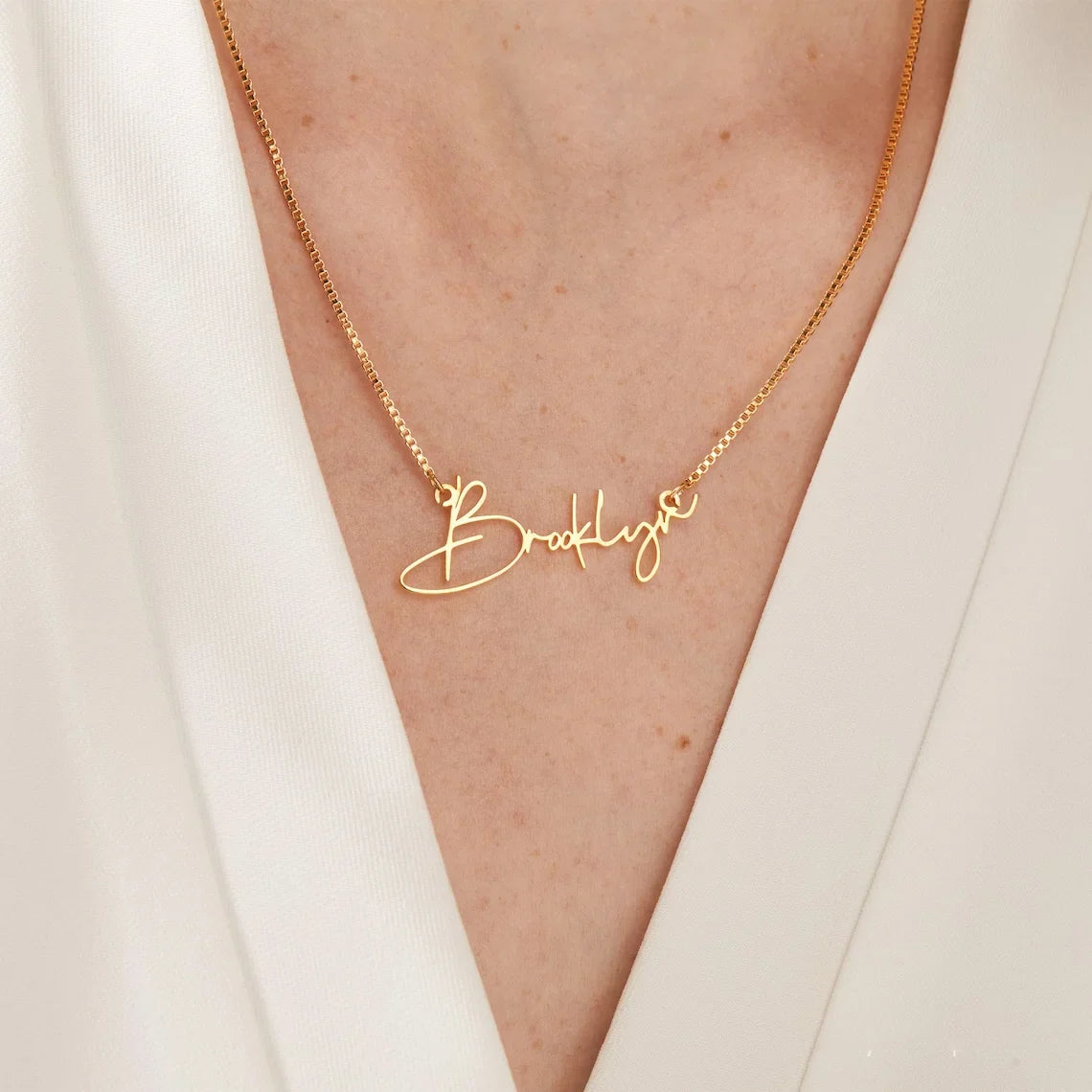 Personalized Gold Name Necklace