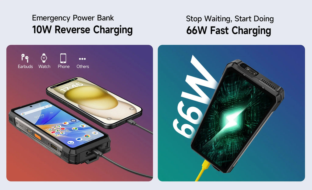 Ulefone Armor 34 Pro 5G AI Rugged Phone 25500mAh Up to 32GB+512GB Built-in Projector 120Hz 6.95" NFC Smartphone