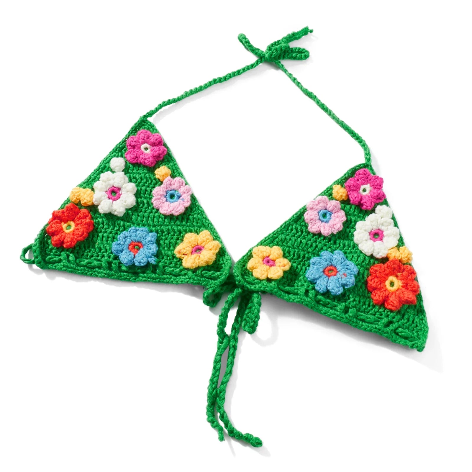 Green Knit Two-Piece swimsuit