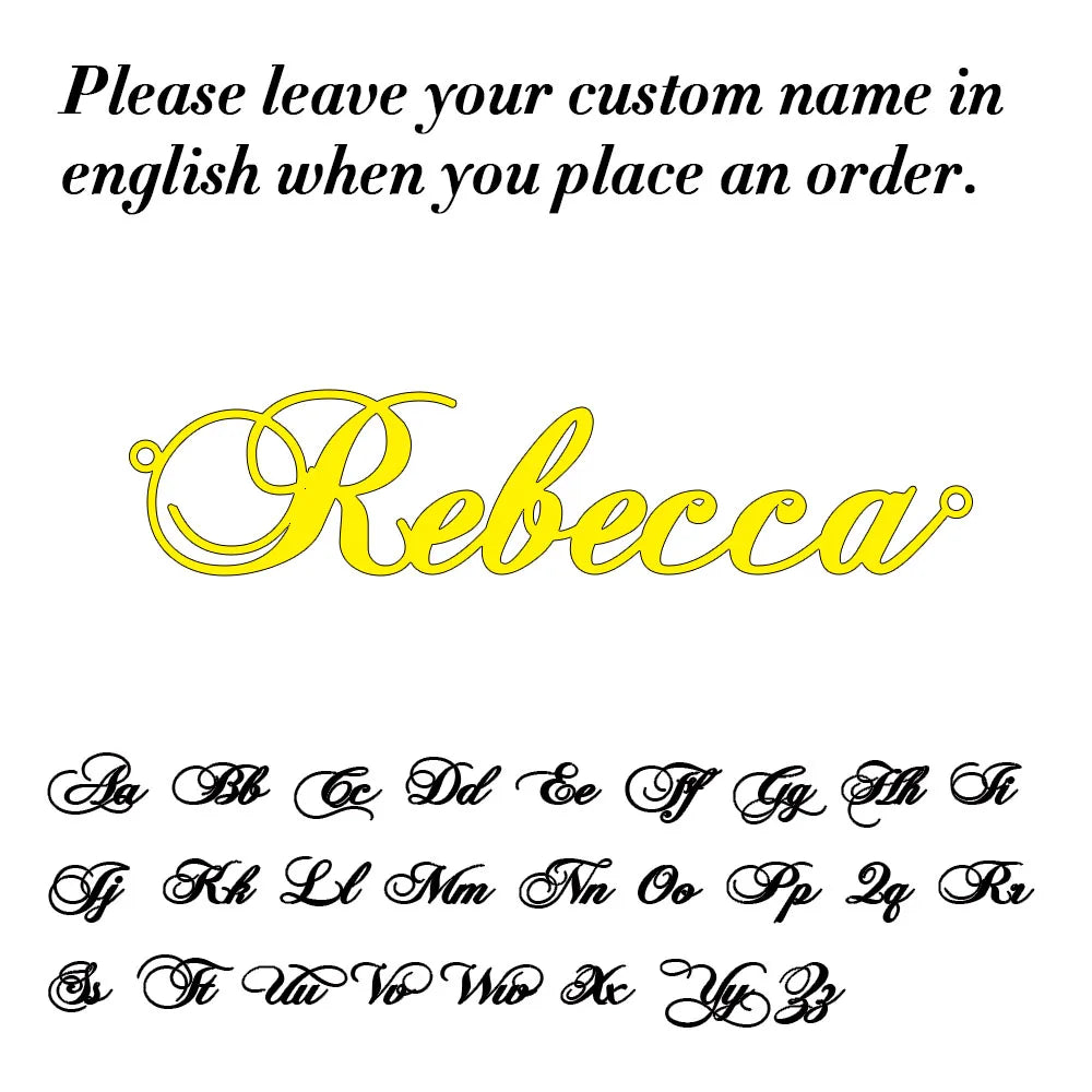 Personalized Gold Name Necklace