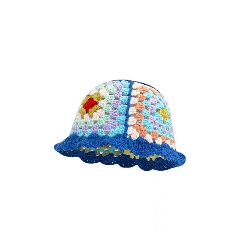 New Crochet Korean Handmade Bucket Hat