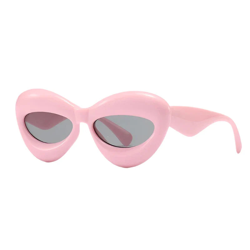 Plush women Cat Eye Sunglasses