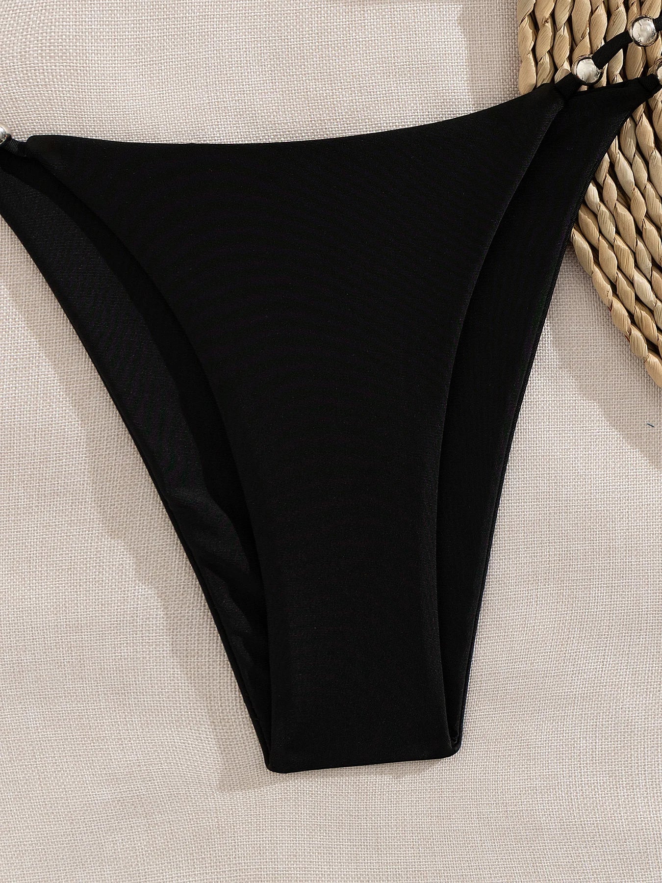 Bead Chain Cut Out two piece swimsuit