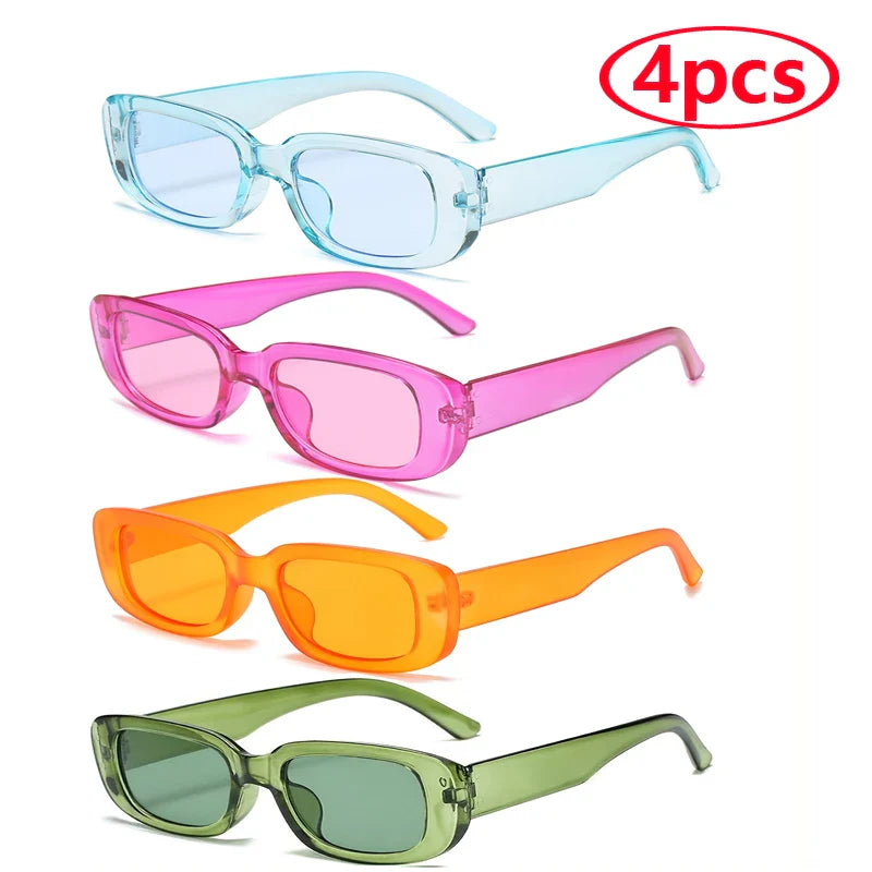 13pcs Small Square Retro Sunglasses