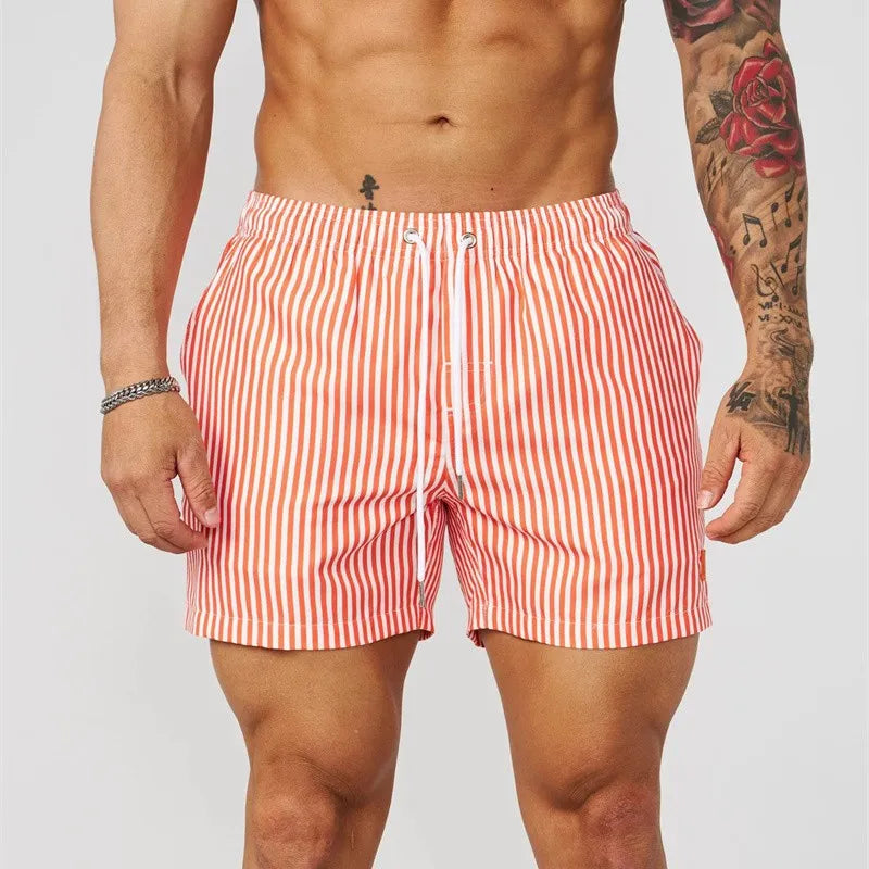 Men vintage style sports outdoor beach shorts