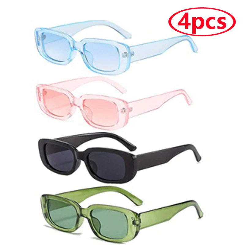 13pcs Small Square Retro Sunglasses