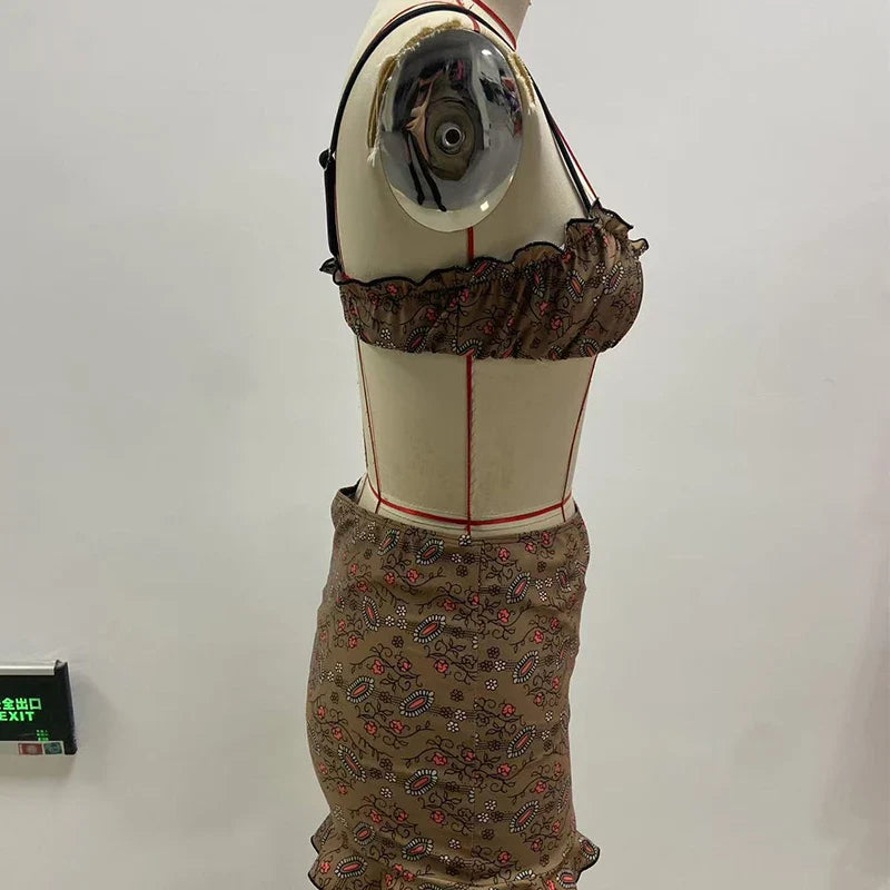 Olivia Retro three piece swimsuit