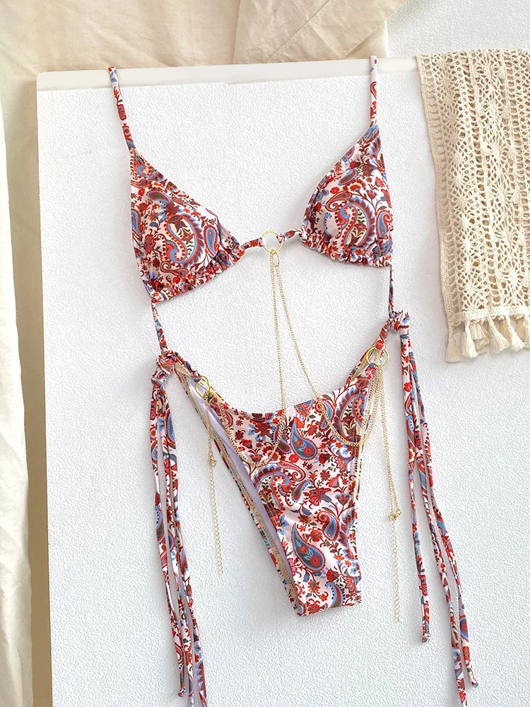 Jewelry bae two piece swimsuit