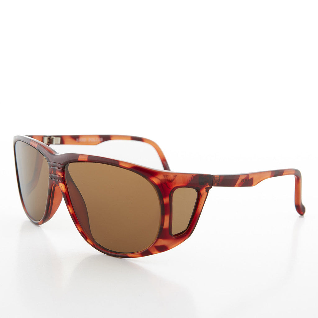 Polarized Sports 80s Sunglasses with Side Shields - Snoop