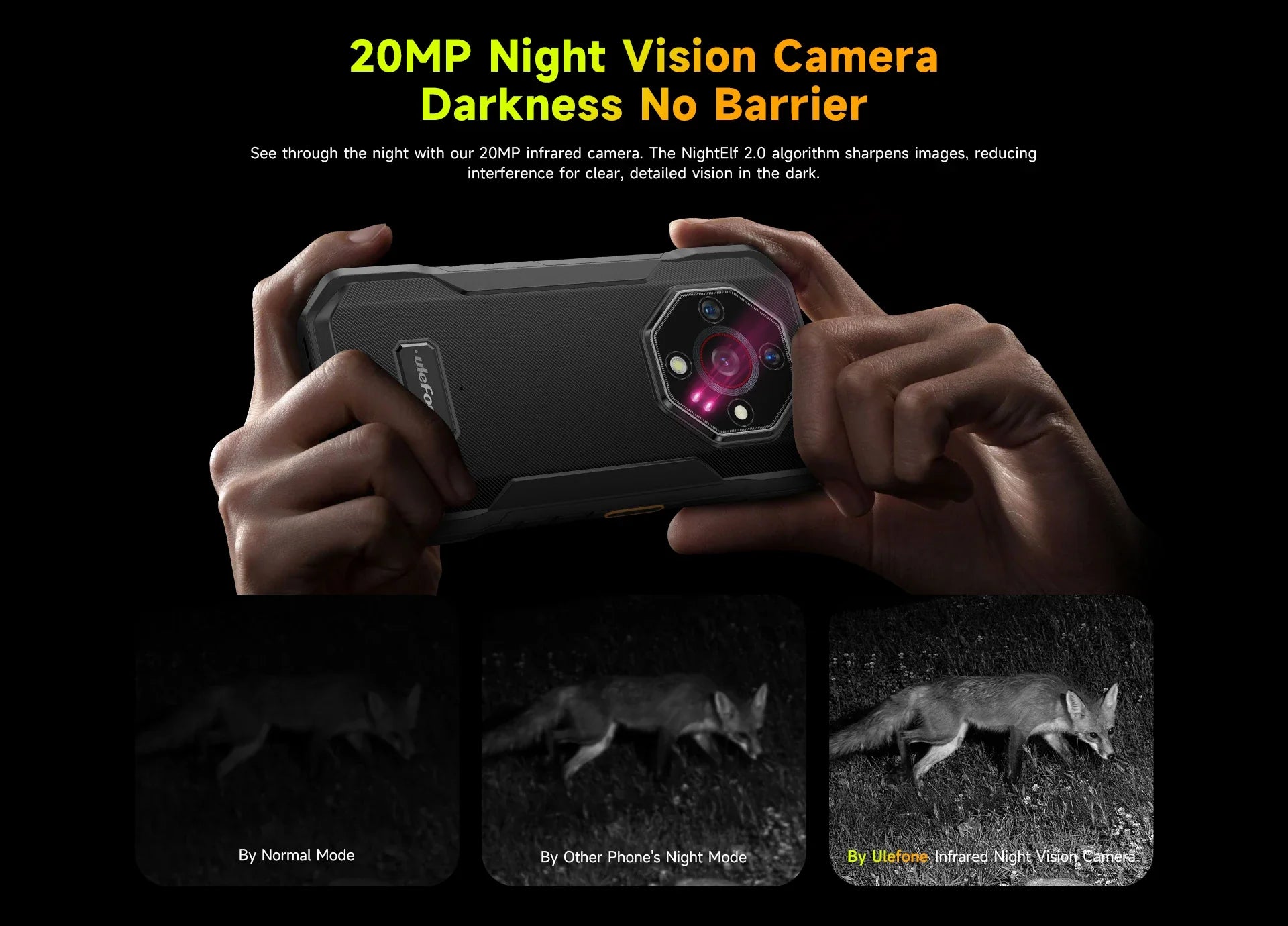 Ulefone Armor X32 4G Rugged Phone Android 14 Waterproof Smartphone 12GB RAM, 128GB ROM NFC Night Mobile Phone Global Version