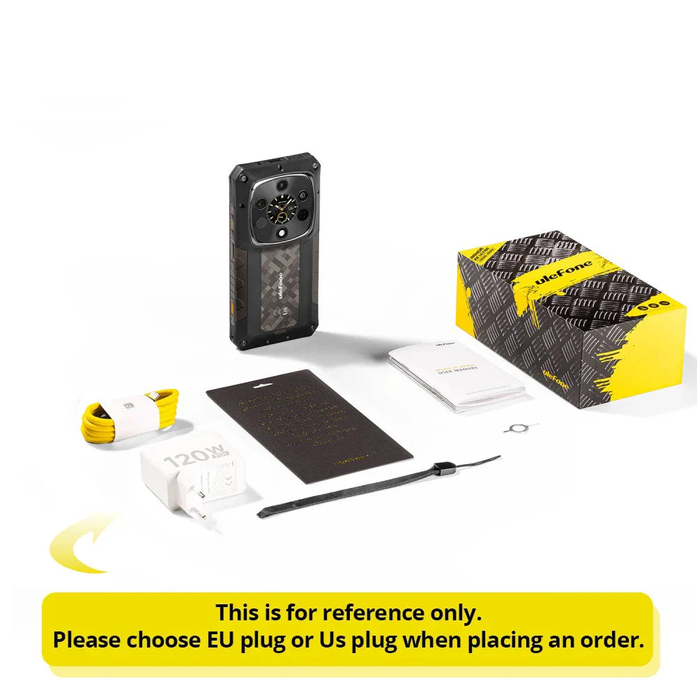 Ulefone AI Armor 28 Ultra 5G Thermal Imaging Rugged Phone MTK Dimensity 9300+ AMOLED Android Smartphone 1TB ROM