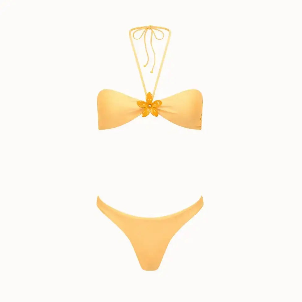 Tropical sally three piece Swimsuit