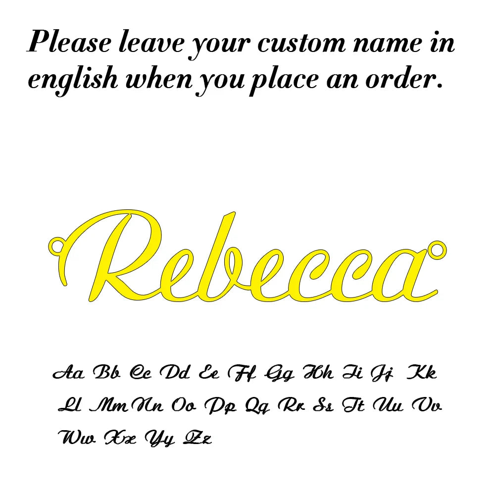 Personalized Gold Name Necklace