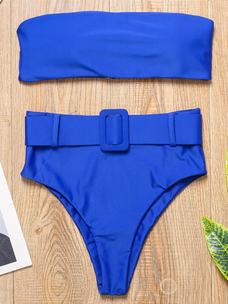 Sally High Waist two piece swimsuit