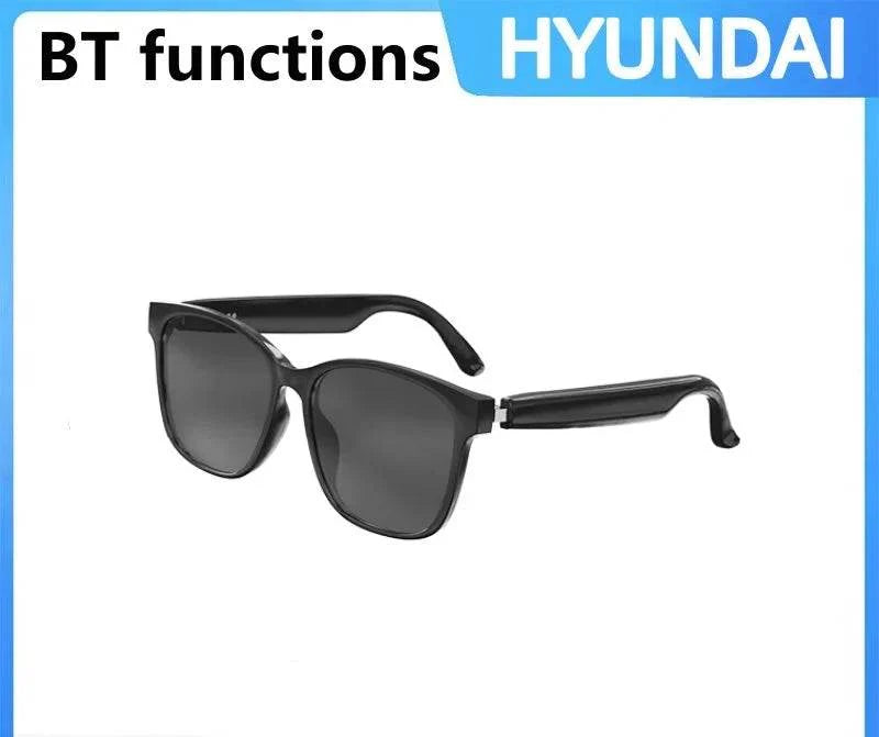 New Original HYUNDAI C8 Smart Glasses Headphones Wireless Bluetooth Sunglasses Outdoor Sport Earphones HD Mic Calling