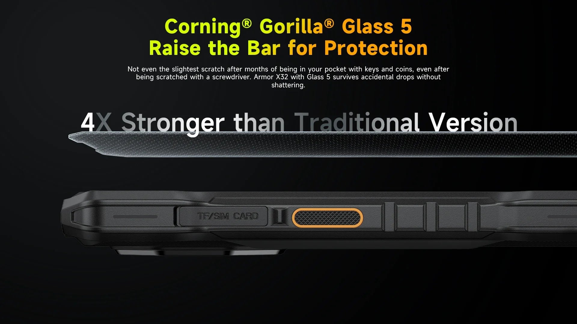 Ulefone Armor X32 4G Rugged Phone Android 14 Waterproof Smartphone 12GB RAM, 128GB ROM NFC Night Mobile Phone Global Version