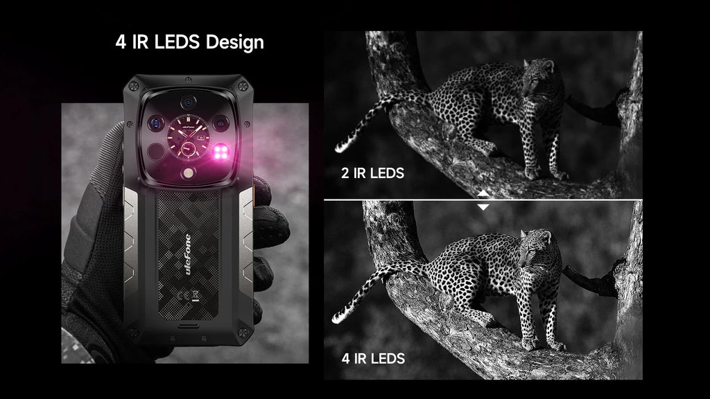Ulefone Armor 28 Ultra 5G AI Thermal Imaging Rugged Phone Dimensity 9300+ 1TB ROM 32GB RAM Android Smartphone AMOLED Mobile