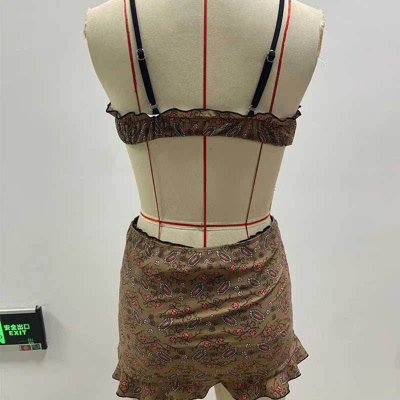 Olivia Retro three piece swimsuit