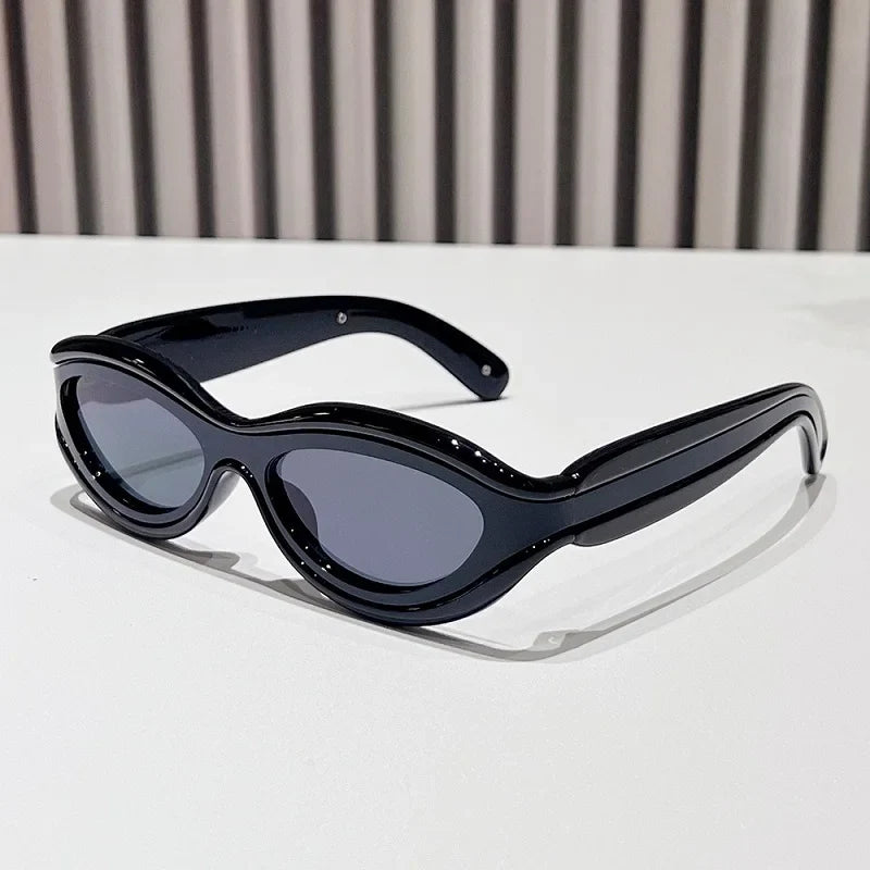 New Fashion Oval Cat Eye Sunglasses