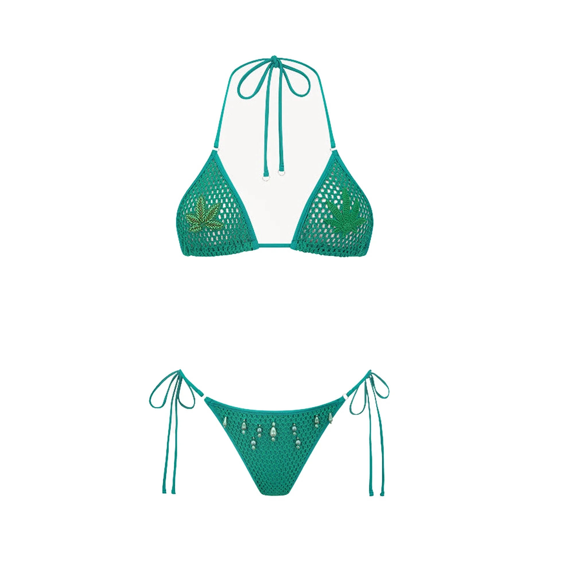 Tropical sally three piece Swimsuit