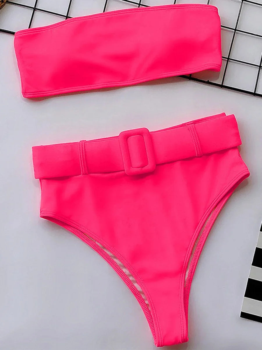 Sally High Waist two piece swimsuit